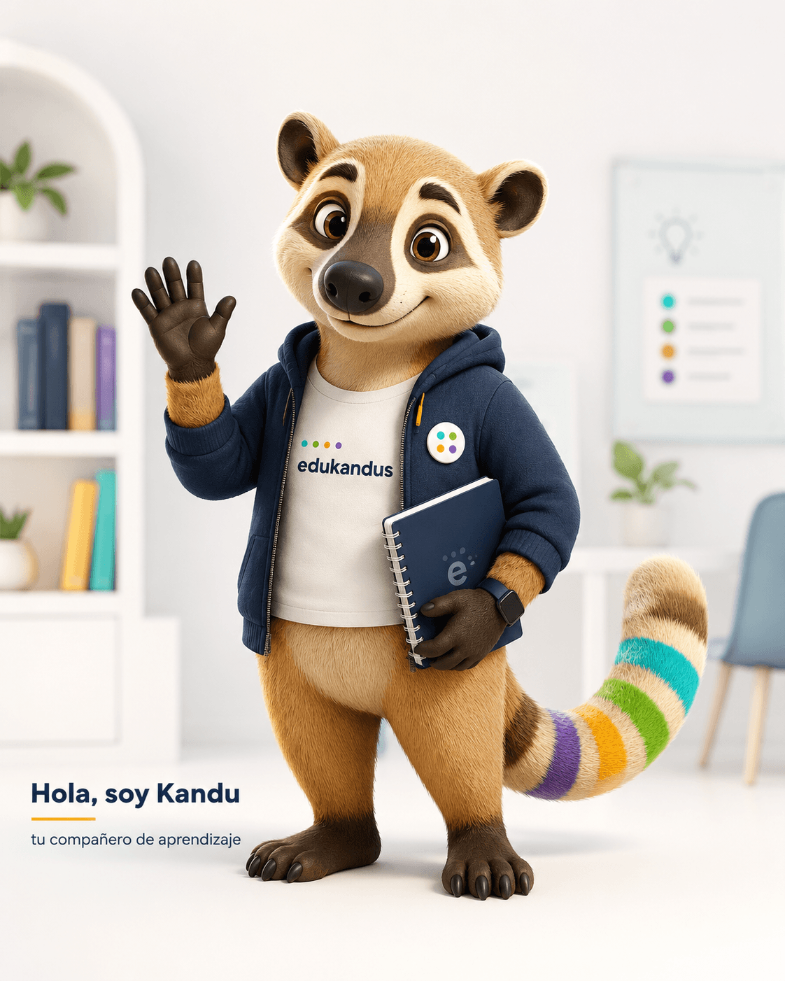 Kandu, acompañante de aprendizaje de Edukandus.